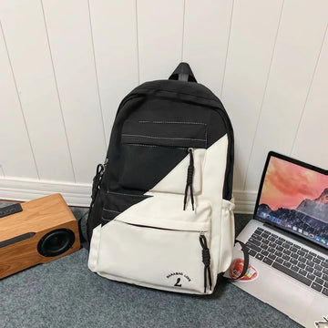 Kylethomasw Teenagers School Bags for Girls Student Backpack Women Nylon Campus Korean Bookbag